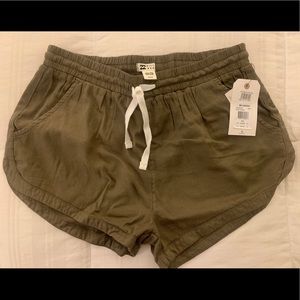 BILLABONG Army Green Booty Shorts - S